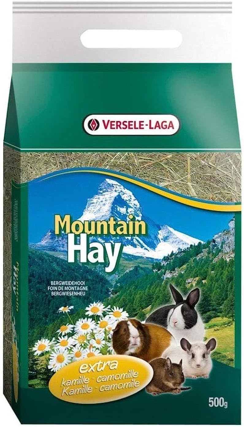 Versele-Laga Mountain Hay 500 gr - Fieno di alta montagna per conigli e roditori (Alla camomilla)