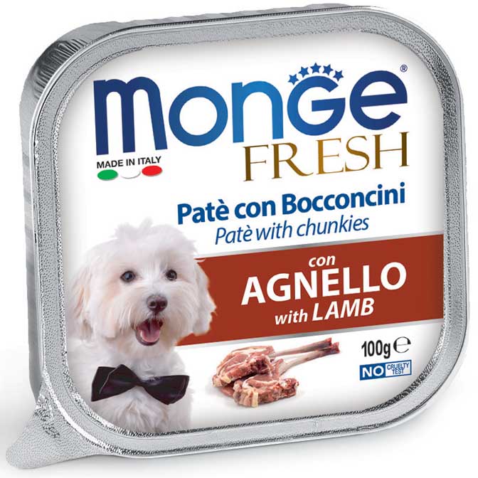 Monge Fresh Paté e Bocconcini con Agnello
