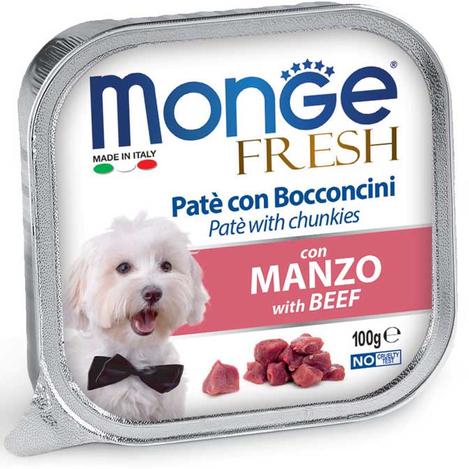 Monge Fresh Paté e Bocconcini con Manzo