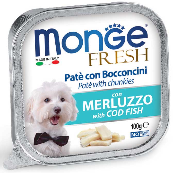 Monge Fresh Paté e Bocconcini con Merluzzo