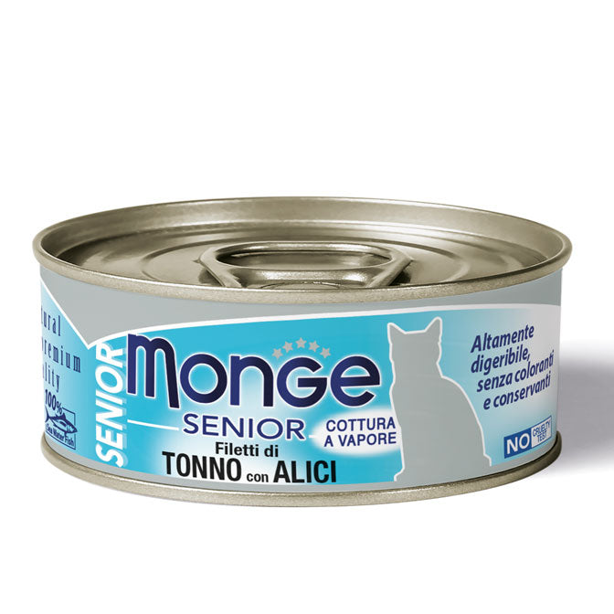 Monge Jelly Filetti di Tonno con Alici – Senior