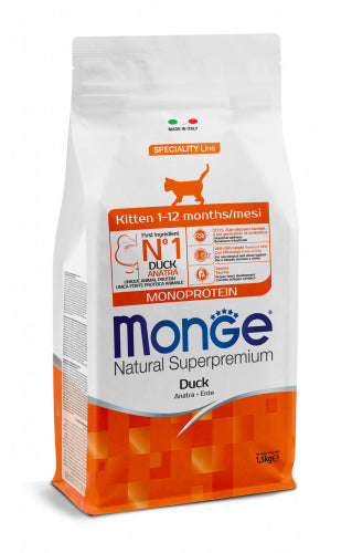 Monge Natural Superpremium Kitten Monoprotein – Anatra