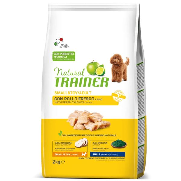 Natural Trainer Adult Small &amp; Toy 2KG + 2KG + COLLARINO